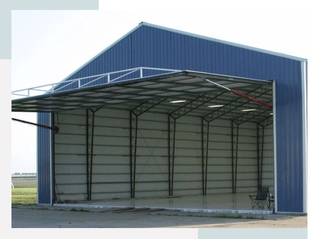 Прямо стенные ангары в Северске