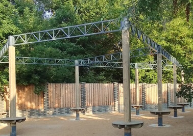 Терраса из металлоконструкций под ключ, проектирование, изготовление и монтаж от СтальСтрой-Свк